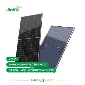 Panneaux solaire 575 Watts JINKO Solar TIGER PRO (N-Type) BIFACIAL